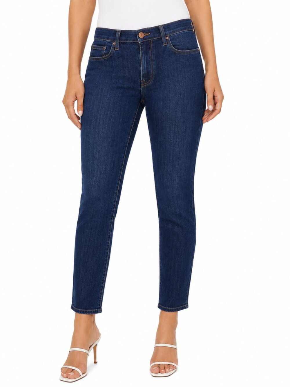 Chico's Girlfriend Slim Ankle Stretch Denim Jeans Size 6P